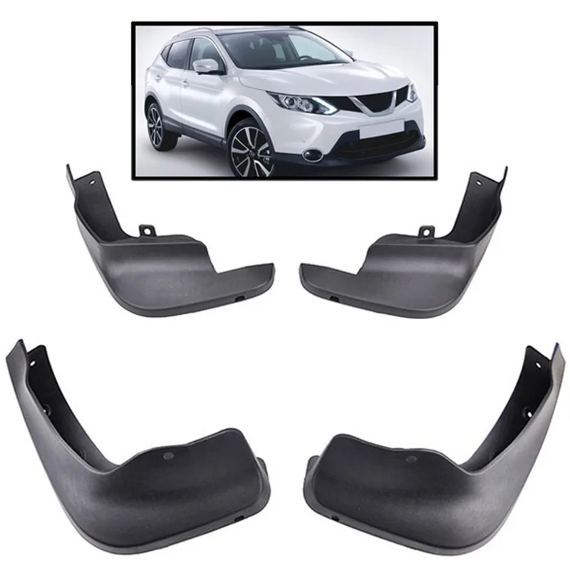 Набор передних и задних брызговиков для Nissan Qashqai J11 2014 2015 2016 2017 Брызговики Fend |