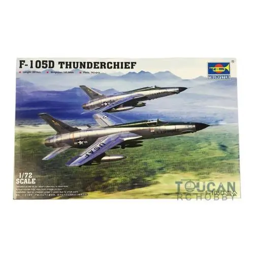 Trumpeter 1/72 01617 США F 105D гром главный самолет набор статическая модель TH05351 SMT2|Наборы