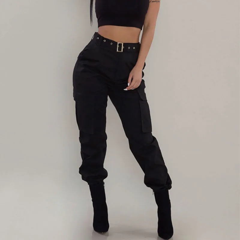 

Women Skinny Pencil Pants Fashion Hot Sale Ladies Solid Color High Waist Slim Stretch Elastic Trousers Autumn Casual Trousers