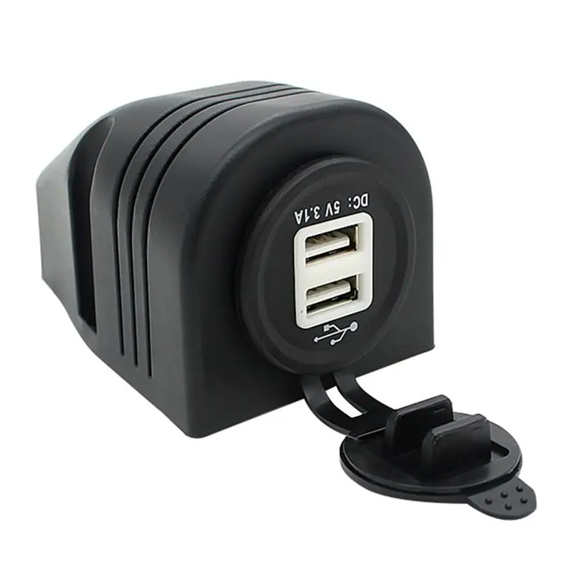 Портативный автомобильный прикуриватель-разветвитель с двумя USB-портами 12 В |