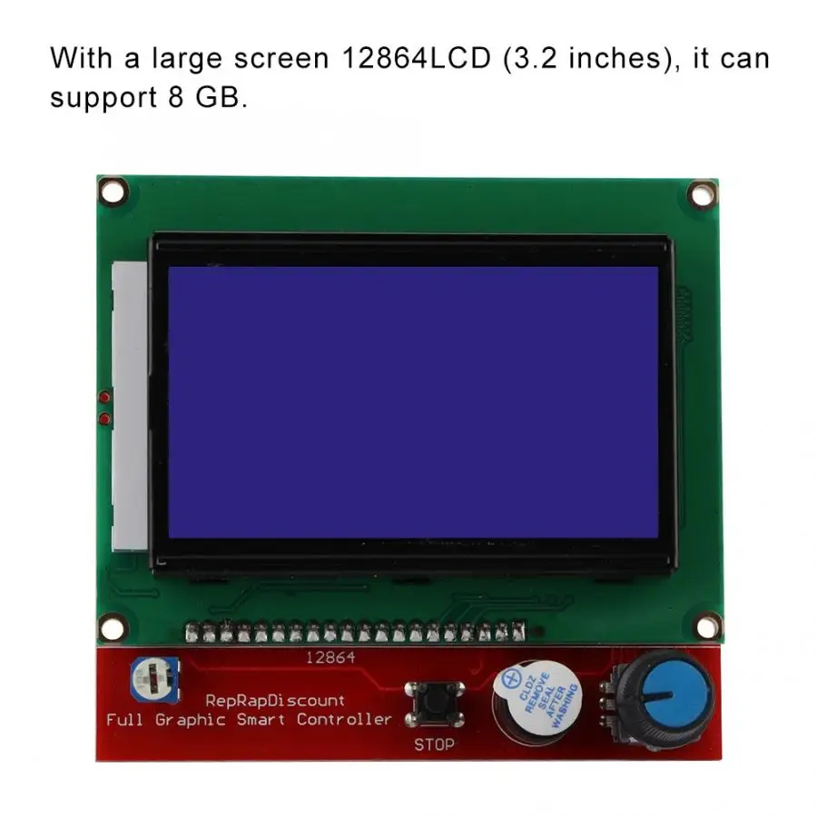 3D Принтер Панель управления дисплей 1 * LCD12864 экран контроллера + переключатель 2