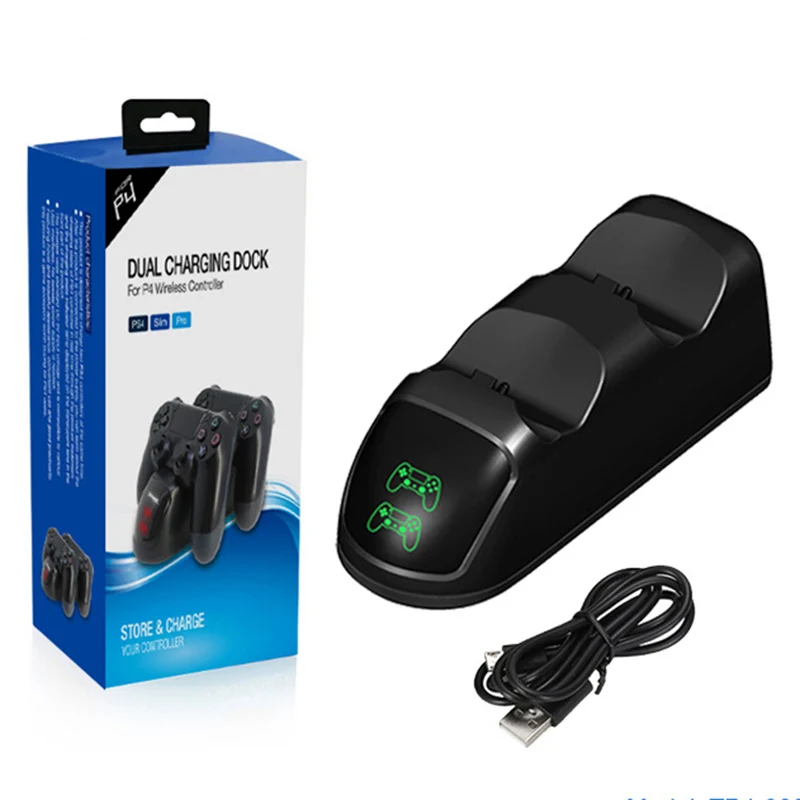 Controller Charger Dual with Charging Status Display Screen for PlayStation 4 / PS4 Slim Pro |