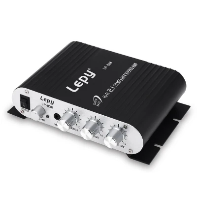Lepy LP-838 мини-усилитель мощности для автомобиля Hi-Fi MP3 MP4 стерео сабвуфер аудио