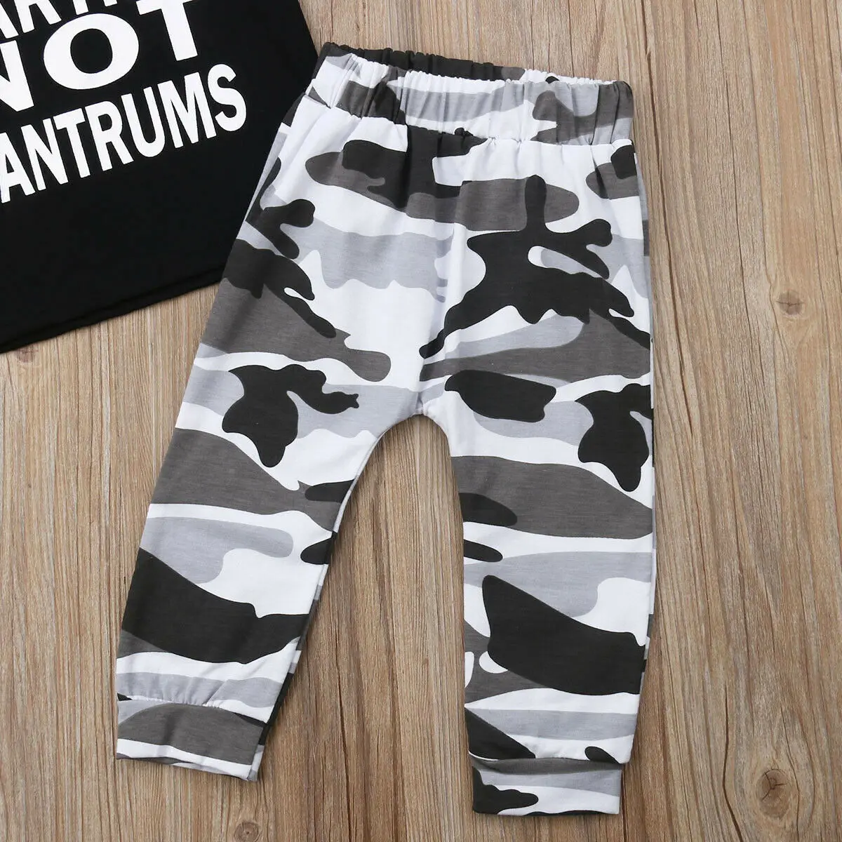 2019 Canis Summer Toddler Baby Boys Clothes Short Sleeve T-Shirt Top+Long Camo Pants Cotton Outfits Camouflage Fashion Set |