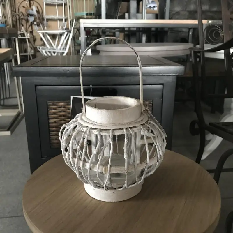 1 шт. скандинавский деревянный ротанговый подсвечник садовый украшения