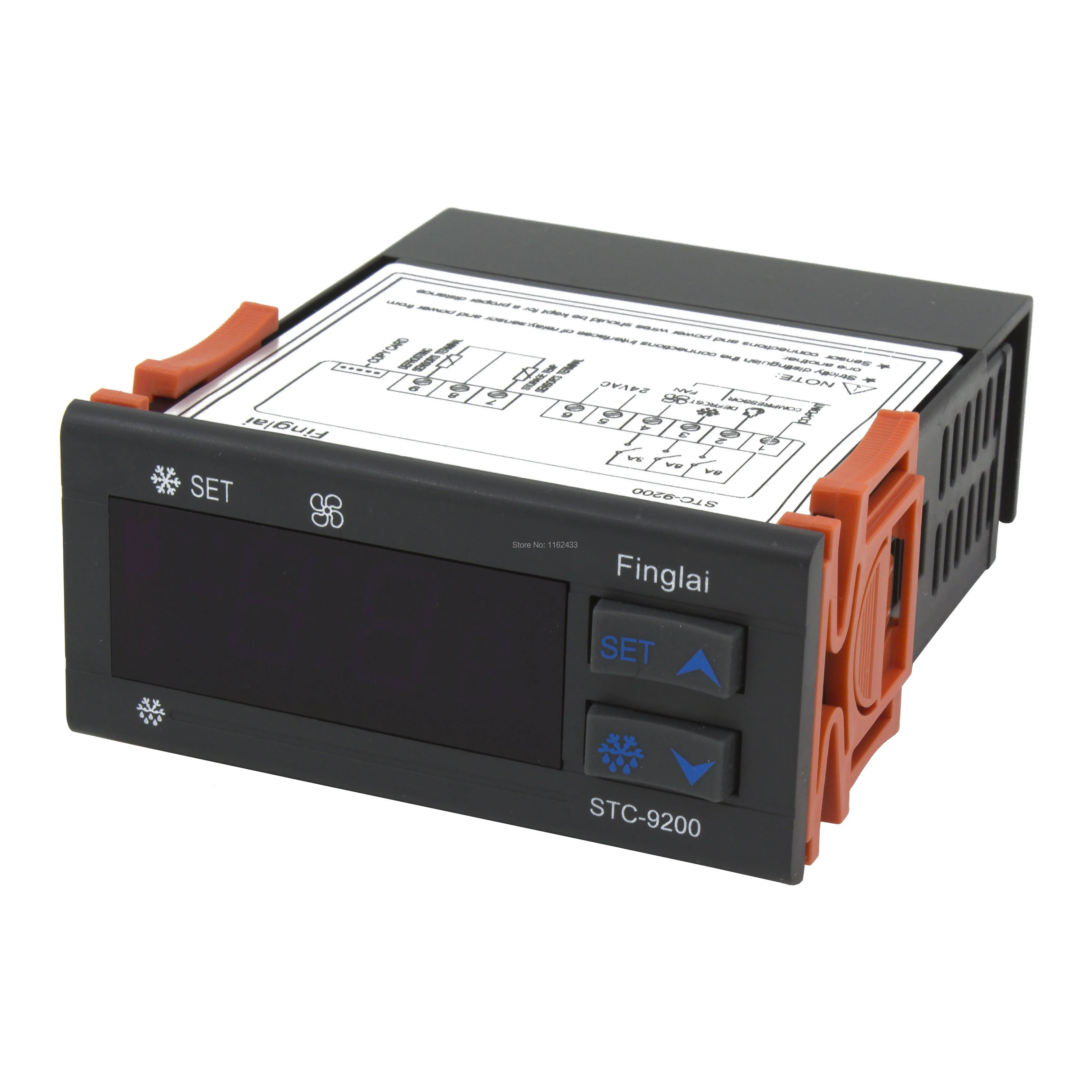

STC-9200 AC / DC 24V регулятор температуры с функцией размораживания холодильника и двумя датчиками