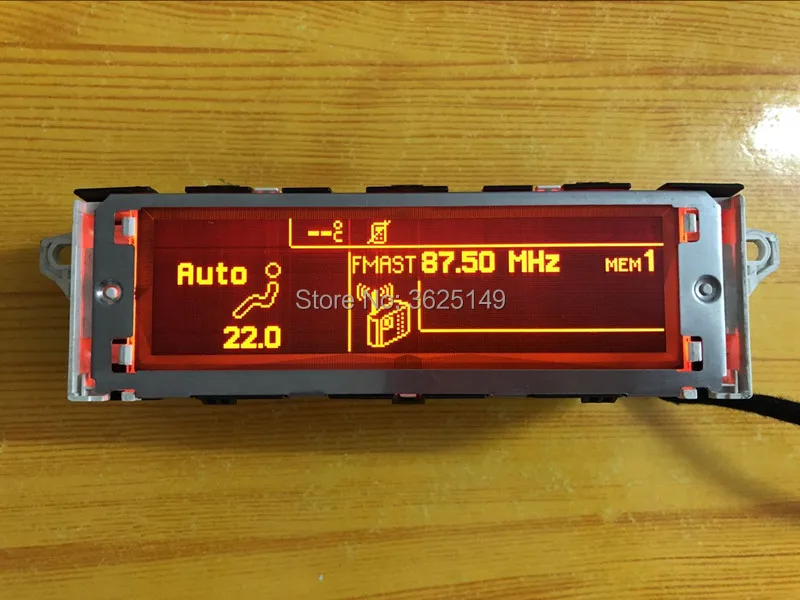 Горячая Распродажа! Оригинальный красный экран Поддержка USB Bluetooth A/C дисплей