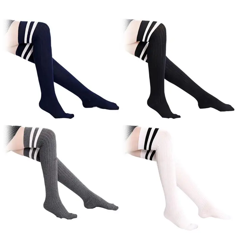 Японский стиль чулки средней длины Носки Женские дышащие пот формирование