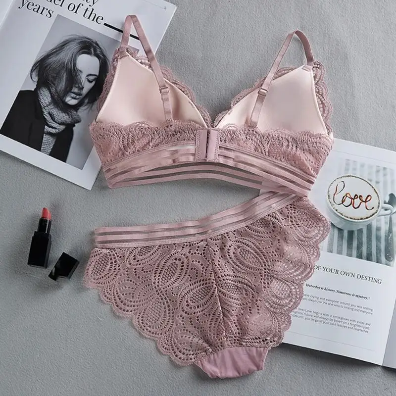 Модный сексуальный женский бюстгальтер комплект для девушек без стального