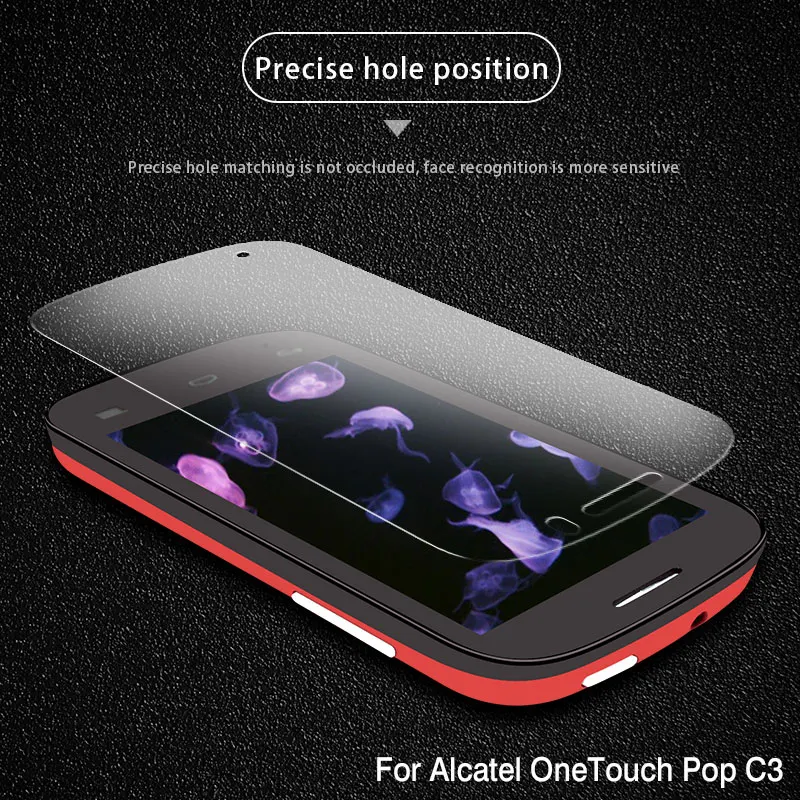 Закаленное стекло для Alcatel OneTouch Go Play Pop star Передняя Защитная пленка экрана C3