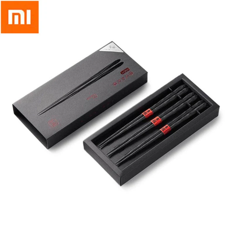 Палочки для еды Xiaomi Yiwuyishen 6 пар в упаковке высококачественные китайские палочки