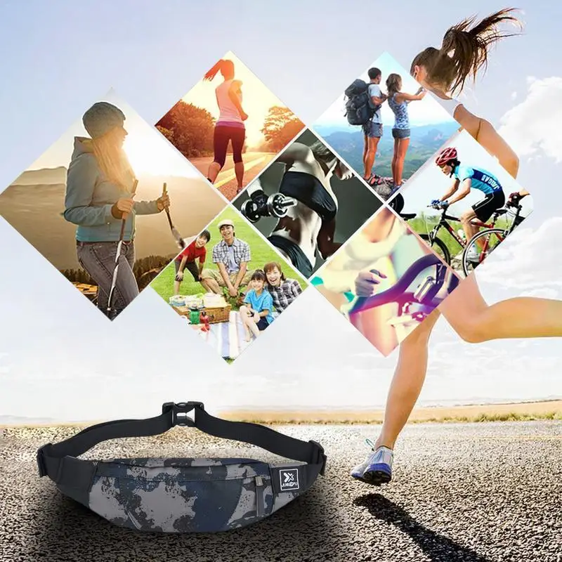 Men's Crossbody Bag Leisure Sports Packs Multi-functional Running Fitness Cell Phone Waist | Спорт и развлечения