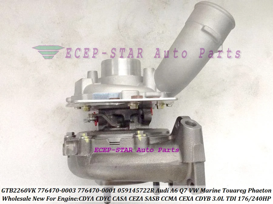 GTB2260VK 776470 5003S 5001S турбо для Audi A6 Q7 VW судовой Touareg Phaeton 07 SASB CDYA CDYC CASA CEZA 3.0L TDI|turbo turbo