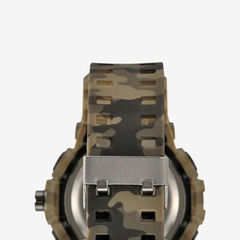 Новые камуфляжные военные часы SMAEL мужские спортивные LED кварцевые наручные 8001