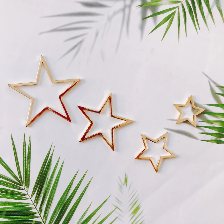 10 pieces / lot white k goldSupplies for JewelryAccessories beadcapsearings fashionjewelry connectorsforjewelrymaking | Украшения и