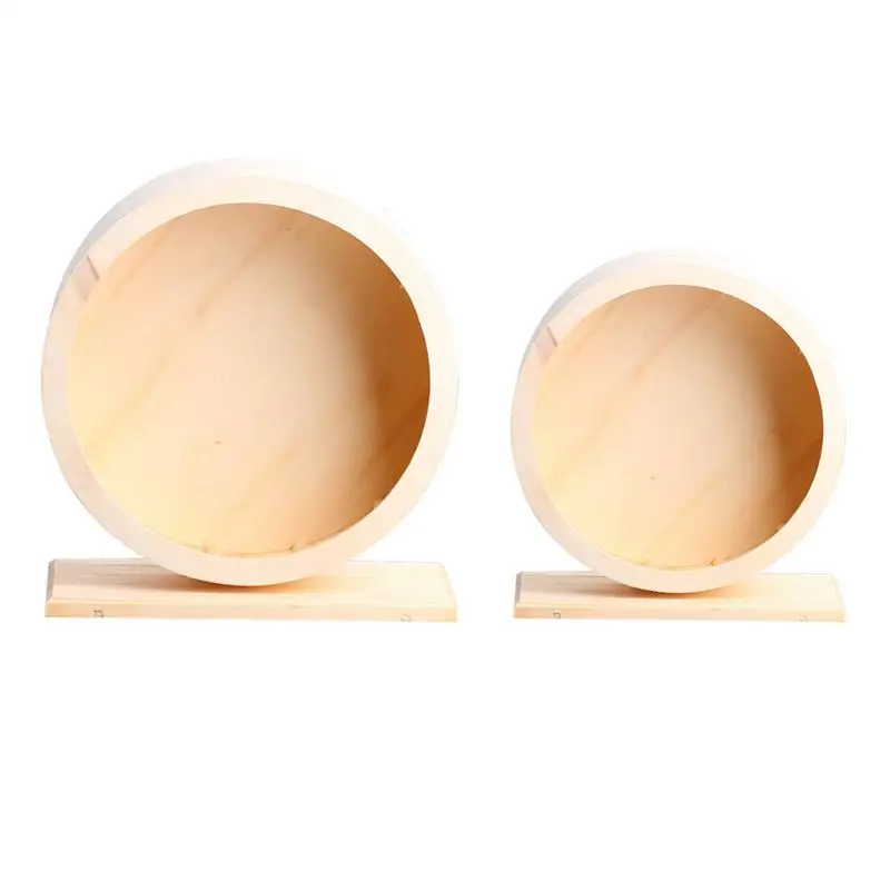 Хомяк домашнее животное деревянные роликовые игрушки колесо для упражнений