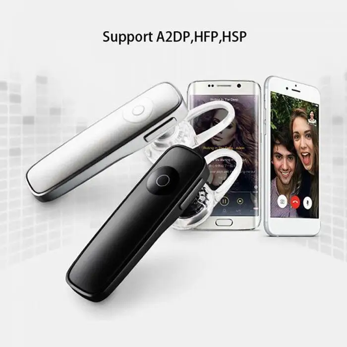 Автомобильные беспроводные наушники стерео спортивные мини bluetooth микрофон