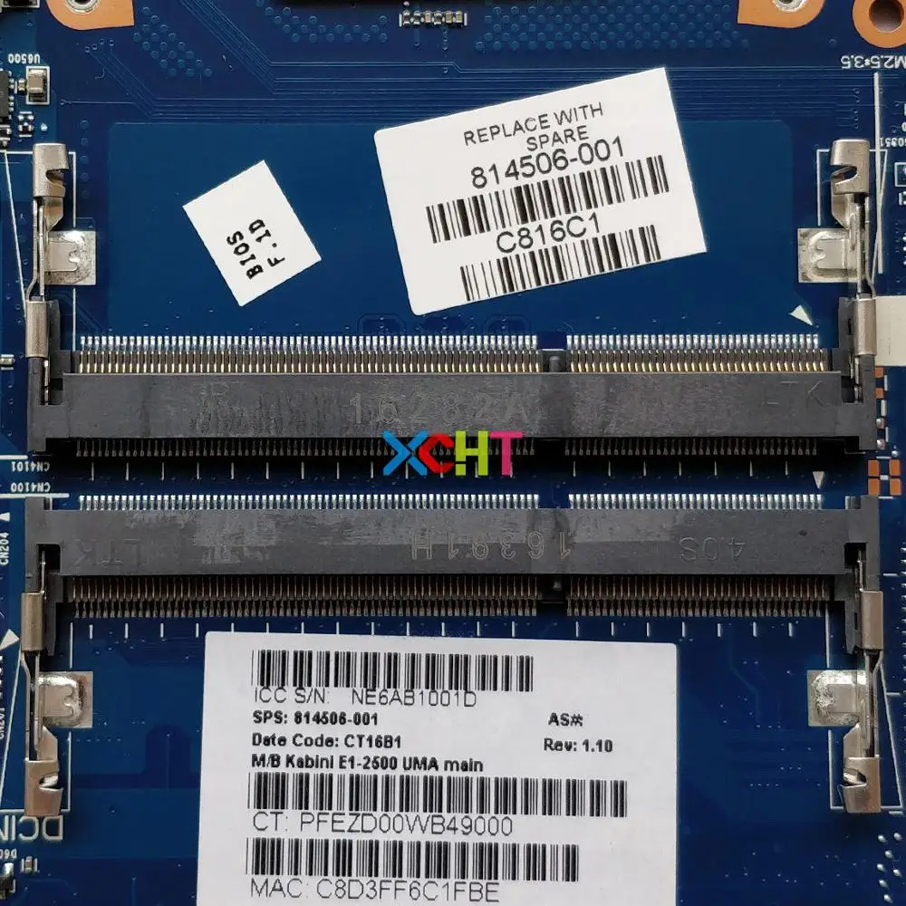 814506-001 814506-501 814506-601 w E1-6015 CPU 6050A2731601-MB-A01 для HP 245 14-AF Series 14Z-AF000 материнская плата