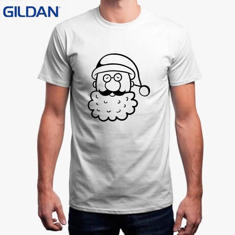 Для мужчин майка мультфильм Personalizar Sudaderas Рождество Санта футболка модная Флер