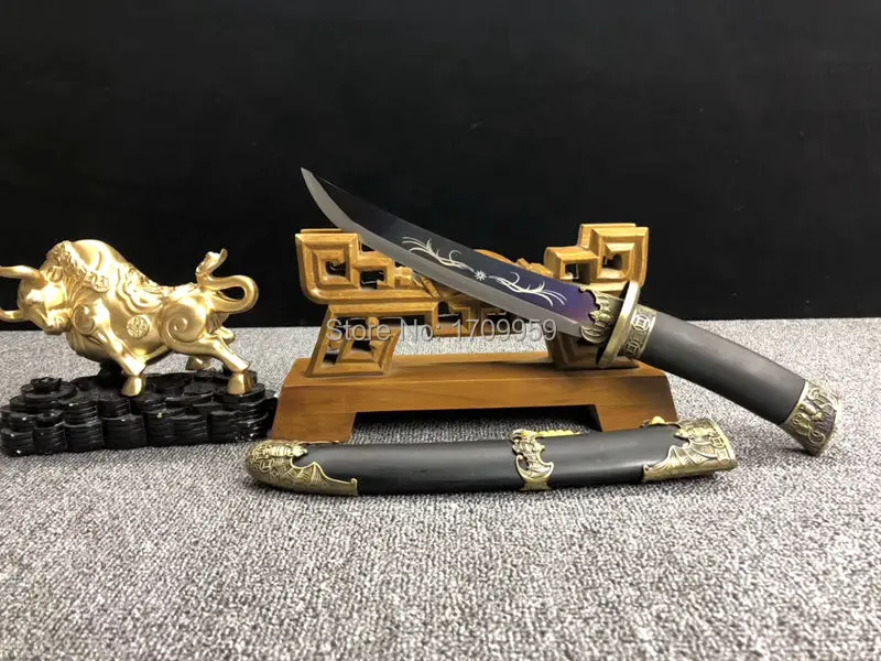 Летучая мышь тема KungFu Танто меч катана охотничий короткий нож острый