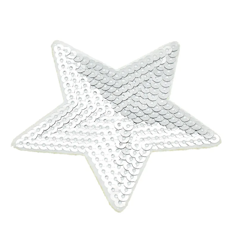10 шт. блестками Звезда Форма патч декоративная аппликация для одежды Ручное