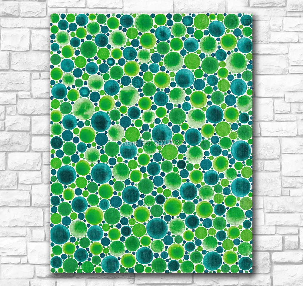 Большая картина маслом ручной работы настенная живопись Yayoi Kusama DOTS OBSESSION домашнее