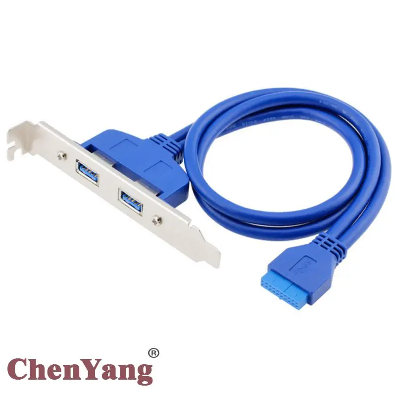 50 см Внутренняя 2 контактная USB панель 3 0 с женским креплением для материнской