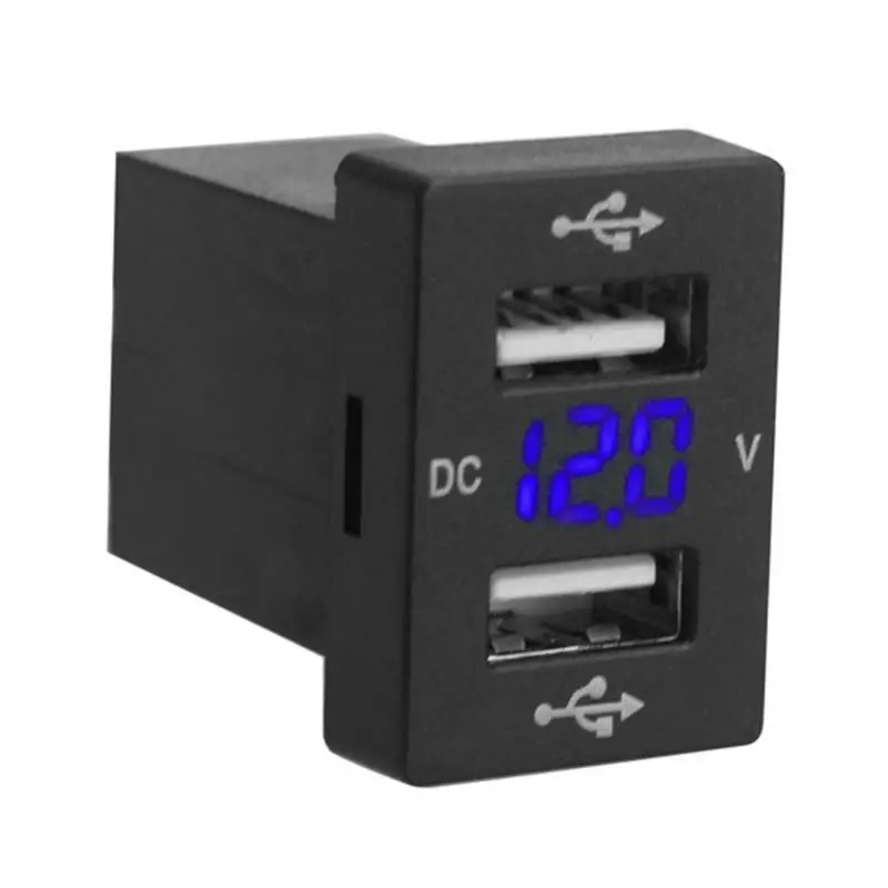 Двойное зарядное устройство USB 2 порта 5 в Быстрая зарядка автомобильном адаптере