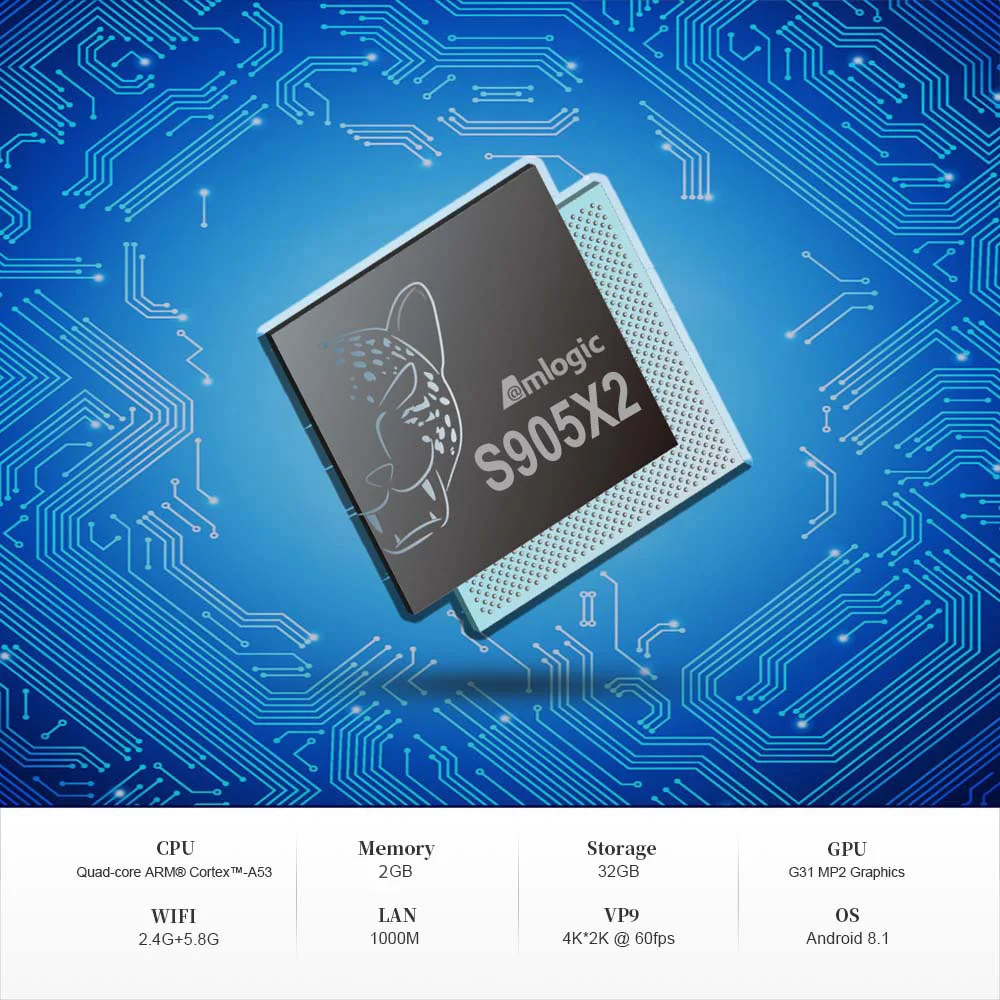 Beelink GT1 Android 8 1 ТВ Box Amlogic S905X2 мини коробка 4G DDR4 32G BT 4 0 Двойной Wi-Fi HDMI 2 телеприставки с