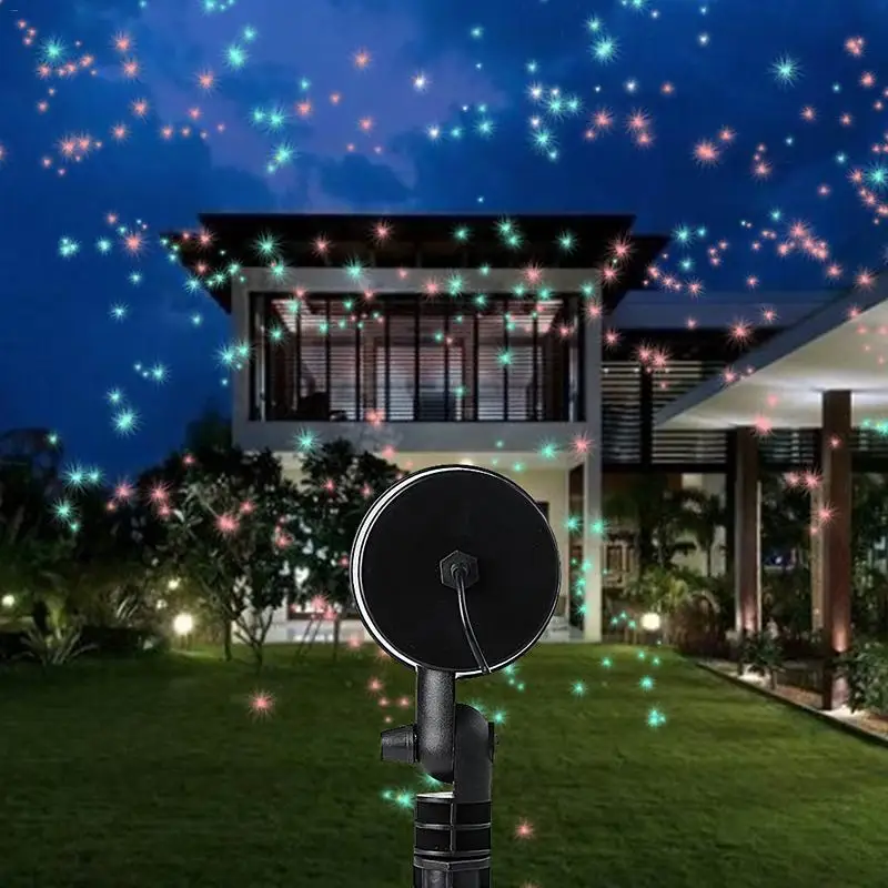 

Outdoor Christmas Laser Projector Sky Star Stage Spotlight Showers Landscape Garden Lawn Light DJ Disco Lights RG Decorations
