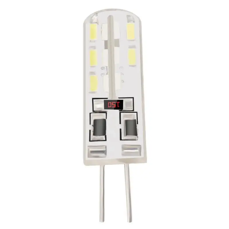 SMD3014 G4 светодиодный светильник 2 Вт DC 12 В белый 24 силиконовый кукурузный 110LM