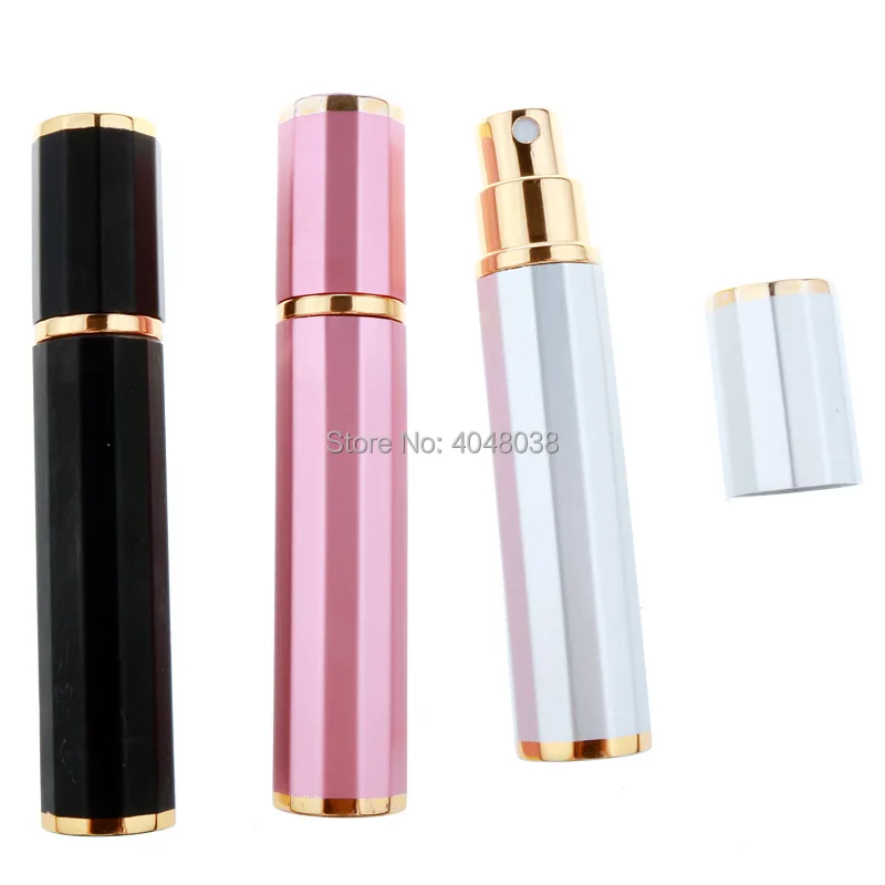 Delicate 8 ML Perfume Refillable Bottle Empty Rhombus Glass Liner Cosmetic Container Toner Spray Pump Sample Atomizer | Красота и
