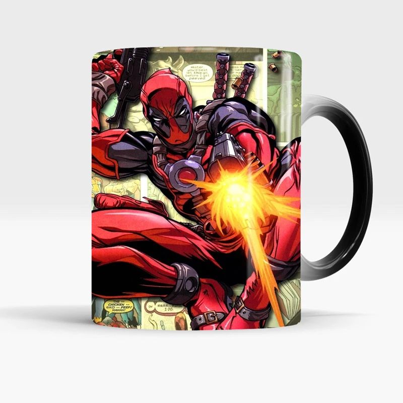 Deadpool Mug Color Changing Magic Mugs Cup Tea Coffee Best Gift for Your Friends | Дом и сад
