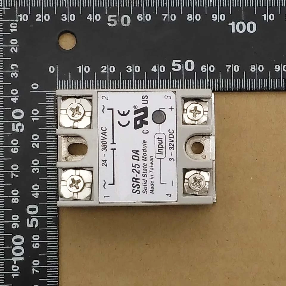 Твердотельное реле SSR-25DA 25A 5-24VDC к 24-380В AC SSR 25DA 6-20mA | Электроника
