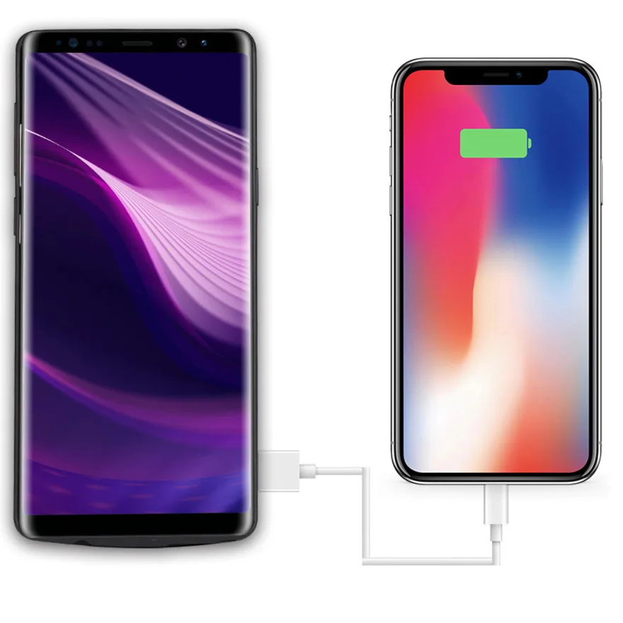 Мода 5000 mAh power Bank тонкая батарея зарядный чехол для samsung Galaxy Note 9 защитный резервный