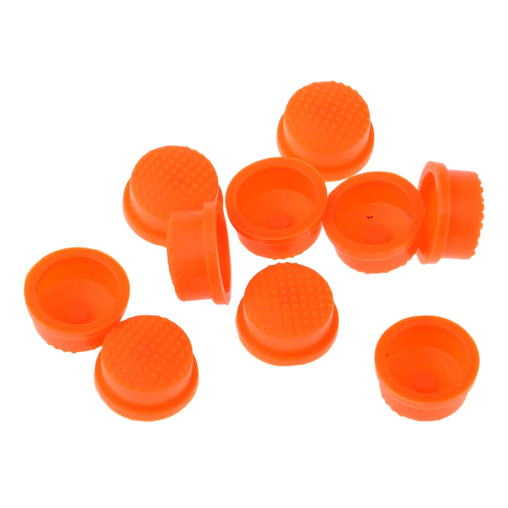 MagiDeal 10pcs LED Flashlight Torch Light Tail Switch Button Cover Cap Rubber Anti Slide Skid Slip | Спорт и развлечения