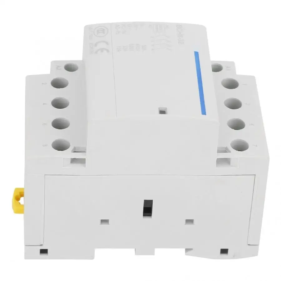 4P 32A 24В/230В 50/60 Гц AC контактор для дома DIN рейка крепление 2NO 2NC eletrico|Замыкатели| |