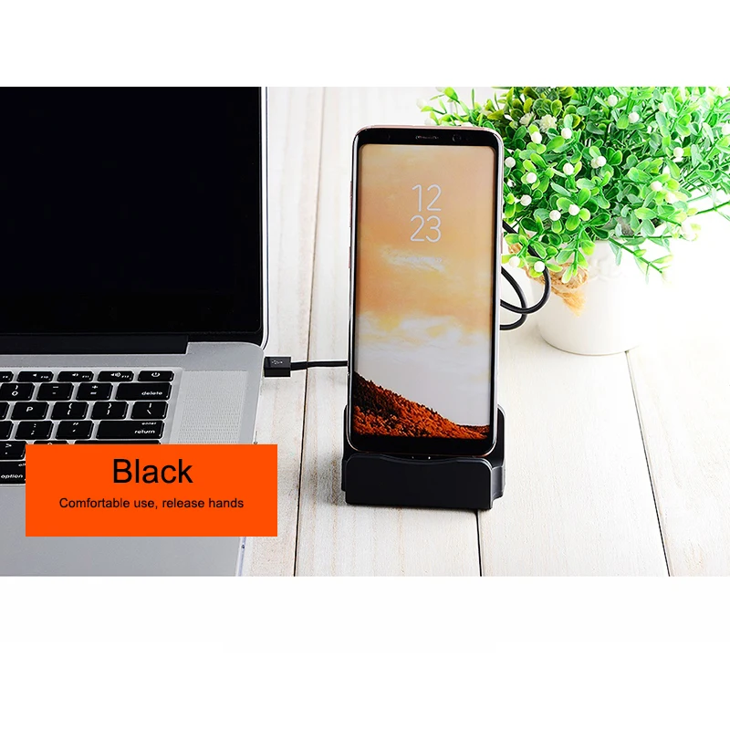 Зарядное устройство для мобильного телефона база Micro usb type C Синхронизация