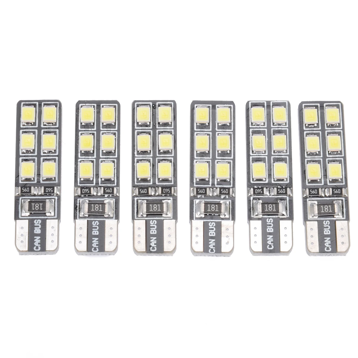 6 шт T10 194 168 2835 12LED автомобильный светильник s Ширина лампа подключению CAN шины для