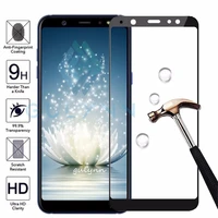 screen protector for samsung galaxy a6 a8 j4 j8 plus tempered glass for samsung a3 a5 a7 j3 j5 j7 2017 2018 full cover case