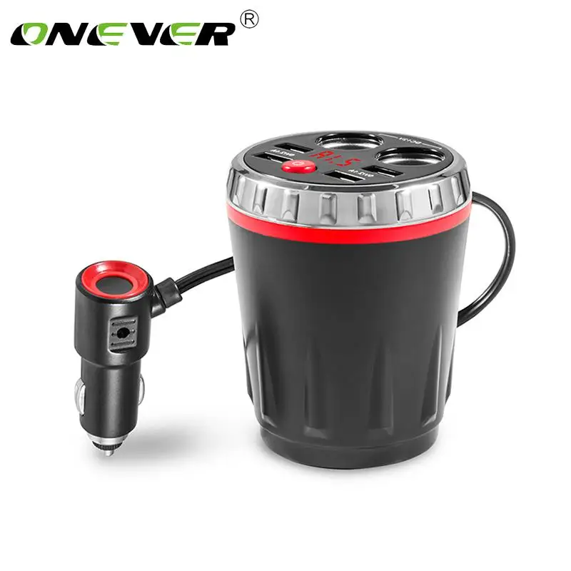 Автомобильное зарядное устройство Onever с 4 USB портами 5 В 3 1 А|Адаптер питания| |