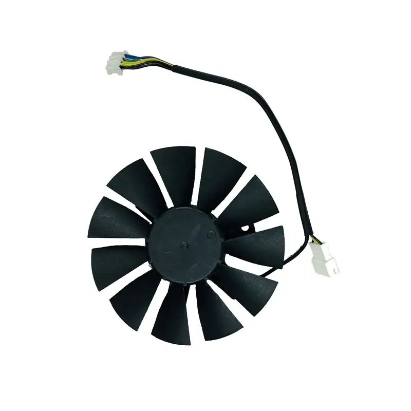 Новинка 75 мм кулер T128010SH вентилятор VGA для ASUS STRIX GTX1060 1050 GTX960 GTX950 GTX750Ti R9 370