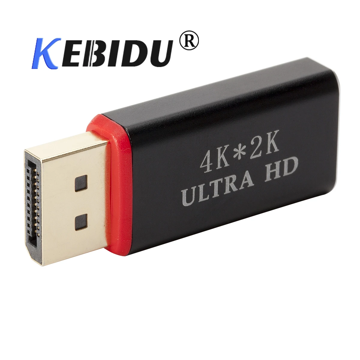Позолоченный переходник 4K Ultra HD 3D с портом дисплея на HDMI совместимый DP мужским и
