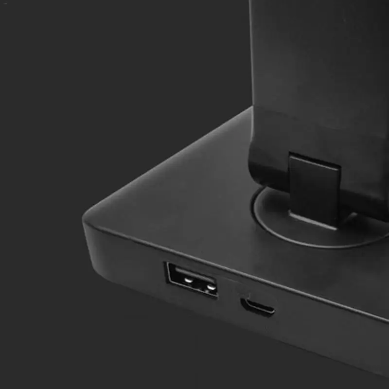 Складная Светодиодная настольная лампа с 3 зубьями регулируемой яркостью и