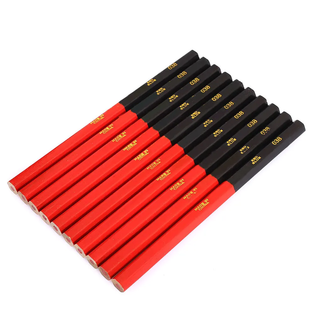 Плотницкие Карандаши Канцелярские принадлежности красный и черный