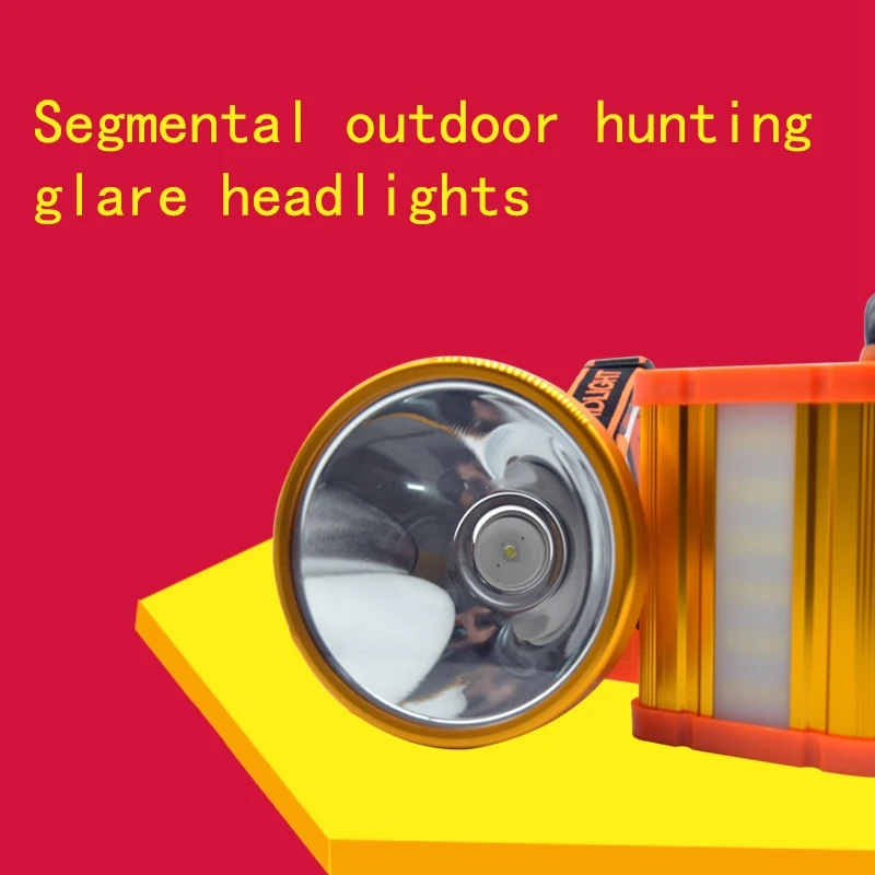 Фара наружная светодиодная перезаряжаемая литиевая батарея головная лампа