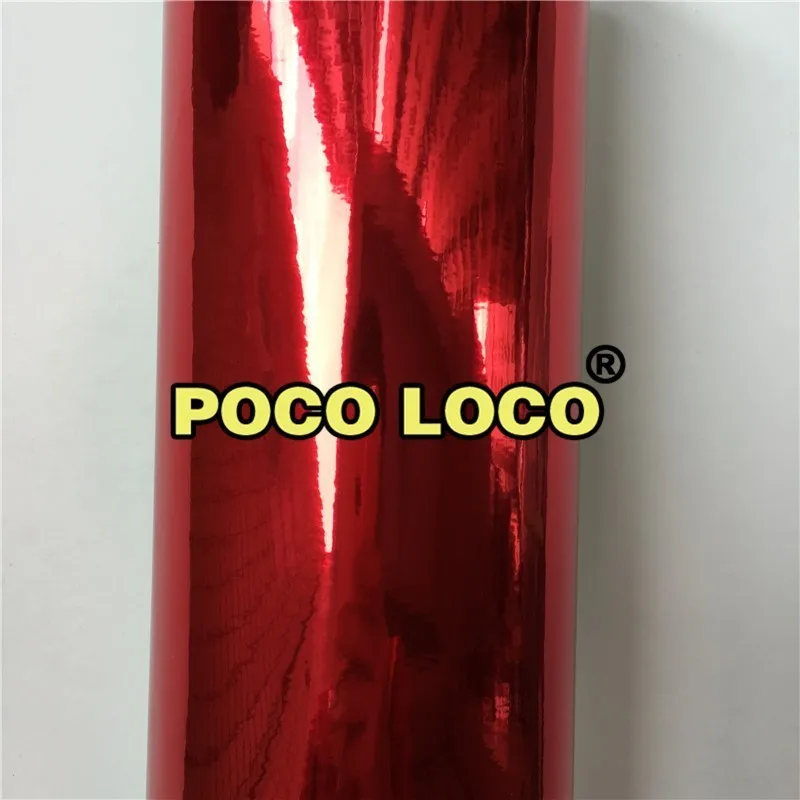 

Red Conform Chrome Metallic Finish Stretch Vinyl Wrap Film Decal Sheet Roll Vehicle Body Protection