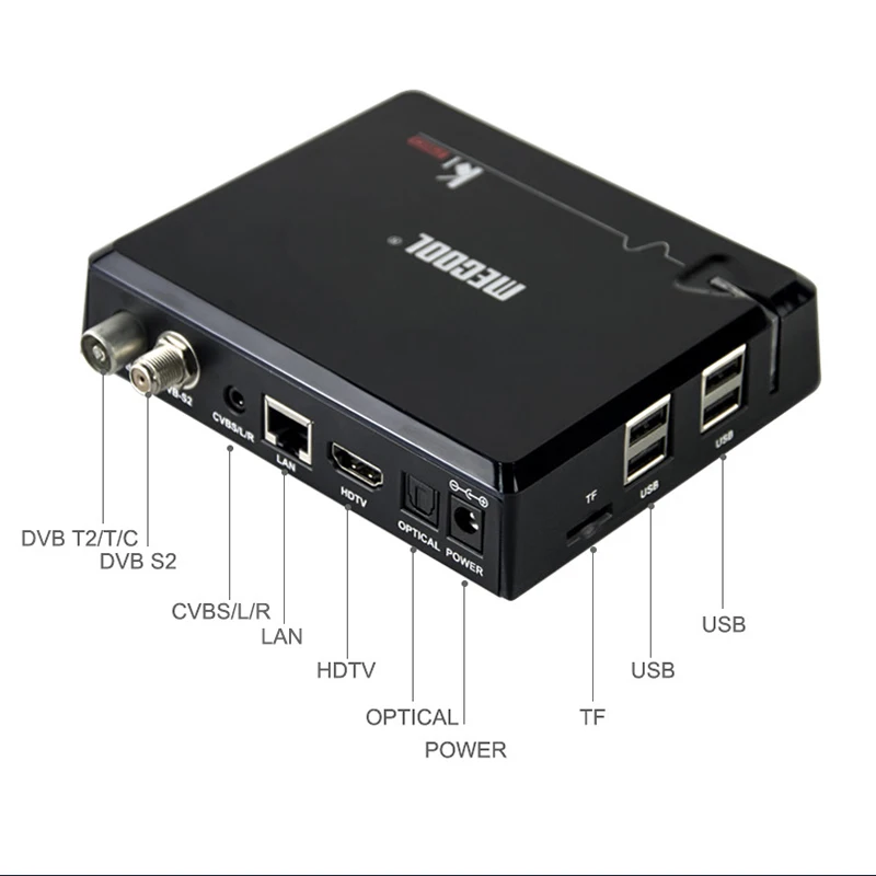 Mecool Ki Pro Android 7 1 2G Ram 16G Rom Amlogic S905D Ddr4 Hd 4K 2 4G/5G Wifi сетевой плеер с ТВ-боксом Stalker и Dvb (Us P |