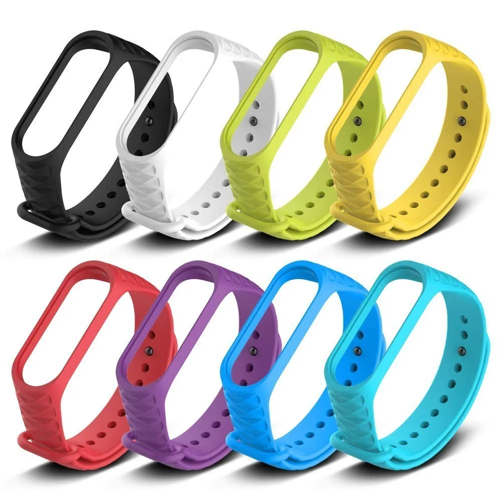 Браслет Coolaxy для Xiaomi Mi Band 3 спортивный силиконовый ремешок на запястье аксессуары