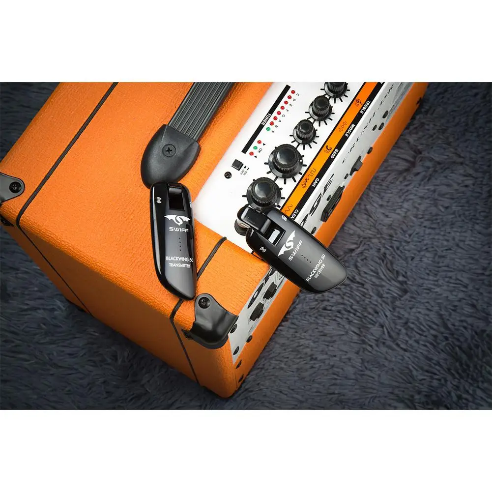 Беспроводная система приема передатчика SWIFF Electric Guitar UHF со встроенной
